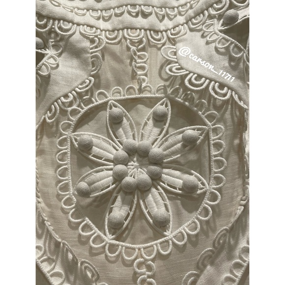 Zimmermann Whitewave Doily Mini Dress AU2 - Picture 4 of 15
